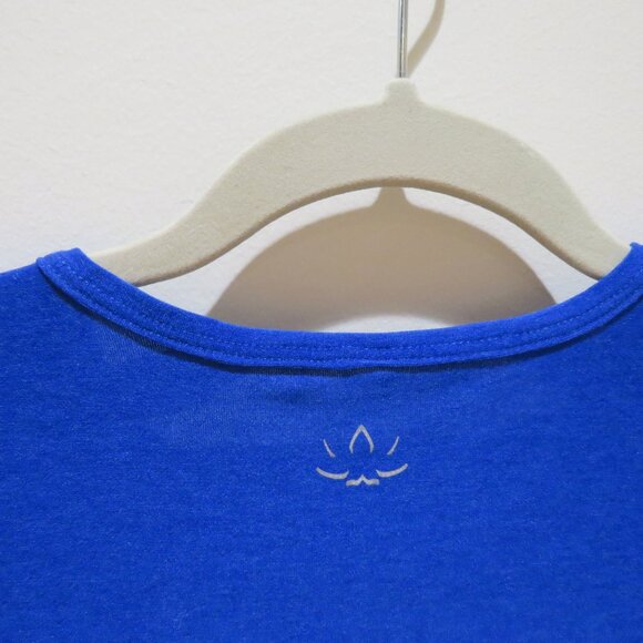 BEYOND YOGA Featherweight Classic Crew Top in Royal Blue Athleisure Gym - Size M - Picture 10 of 13